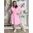 Women's Long Sleeve Shirt Dress (S/M ONE SIZE) ITALIAN FASHION IMWGM23447