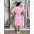 Women's Long Sleeve Shirt Dress (S/M ONE SIZE) ITALIAN FASHION IMWGM23447