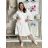 Women's Long Sleeve Shirt Dress (S/M ONE SIZE) ITALIAN FASHION IMWGM23447