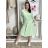 Women's Long Sleeve Shirt Dress (S/M ONE SIZE) ITALIAN FASHION IMWGM23447