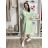 Women's Long Sleeve Shirt Dress (S/M ONE SIZE) ITALIAN FASHION IMWGM23447