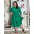Women's stretch pants (S/M/L ONE SIZE) ITALIAN FASHION IM525STELA M/L/XL red