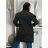 Long women's fleece coat (SML-XL) ITALIAN FASHION IMD211106 S / M / L green khaki