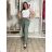 Kalhoty aladinky letní dámské (S/M/L ONE SIZE) ITALSKÁ MÓDA IM426181/DUR S/M/L tmavě béžová