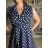 Šaty elegantní bez rukávu s páskem dámské (S/M/L ONE SIZE) italská moda IMWBJ260001