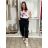 Sommerkleid oval Kurzarm Damen Übergröße (50/52/54 Einheitsgröße) ITALIAN FASHION IM425011