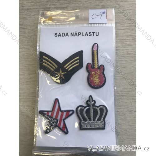 Nažehlovací nálepky alá záplaty (one size)  C-9