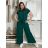 Souprava letní košile a kalhoty dámská (M/L/XL ONE SIZE) ITALSKÁ MÓDA IM426002335