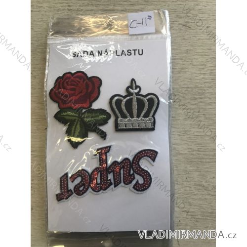 Nažehľovacie nálepky alá záplaty (one size) C-11