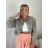 Women's Long Sleeve Knitted Sweater (S/M ONE SIZE) ITALIAN FASHION IMWDT23005 S / M / L white