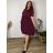 Sommerkleid oval Kurzarm Damen Übergröße (50/52/54 Einheitsgröße) ITALIAN FASHION IM425011