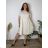 Sommerkleid oval Kurzarm Damen Übergröße (50/52/54 Einheitsgröße) ITALIAN FASHION IM425011
