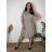 Sommerkleid oval Kurzarm Damen Übergröße (50/52/54 Einheitsgröße) ITALIAN FASHION IM425011