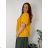 Summer dress oval short sleeve women's oversized (50/52/54 ONE SIZE) ITALIAN FASHION IM425011