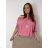Summer dress oval short sleeve women's oversized (50/52/54 ONE SIZE) ITALIAN FASHION IM425011