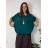 Summer dress oval short sleeve women's oversized (50/52/54 ONE SIZE) ITALIAN FASHION IM425011