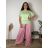 Elegant trousers with belt for women (S/M/L ONE SIZE) ITALIAN FASHION IM425057