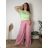 Elegant trousers with belt for women (S/M/L ONE SIZE) ITALIAN FASHION IM425057