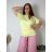 Elegant trousers with belt for women (S/M/L ONE SIZE) ITALIAN FASHION IM425057