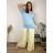 Elegant trousers with belt for women (S/M/L ONE SIZE) ITALIAN FASHION IM425057