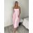 Šaty dlhé elegantní na ramínka dámske SARA (S/M/L ONE SIZE) TALIANSKA MÓDA IMPKM266804