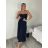 Šaty dlhé elegantní na ramínka dámske SARA (S/M/L ONE SIZE) TALIANSKA MÓDA IMPKM266804