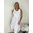 Šaty letné bez rukávu dámske GABI (S/M/L ONE SIZE) TALIANSKA MÓDA IM725103/DUR černá S/M/L