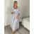Women's long strapless party dress (S/M/L ONE SIZE) ITALIAN FASHION IMPLP2365360011A