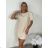 Women's long strapless party dress (S/M/L ONE SIZE) ITALIAN FASHION IMPLP2365360011A S / M / L beige