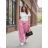 Lange Sommerhose für Damen mit Gürtel (Einheitsgröße S/M) ITALIAN FASHION IMD24080