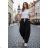 Lange Sommerhose für Damen mit Gürtel (Einheitsgröße S/M) ITALIAN FASHION IMD24080
