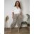 Lange Sommerhose für Damen mit Gürtel (Einheitsgröße S/M) ITALIAN FASHION IMD24080