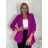 Sako dlhý rukáv dámske DICE (S/M/L ONE SIZE) TALIANSKA MÓDA IMPVN2522493/DUR růžová S/M