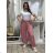 Kalhoty aladinky harémky dlouhé dámské (M/L ONE SIZE) ITALSKÁ MÓDA IMD22212/DR M/L tmavě mintová