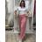 Kalhoty aladinky harémky dlouhé dámské (M/L ONE SIZE) ITALSKÁ MÓDA IMD22212/DR M/L tmavě mintová