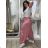Kalhoty aladinky harémky dlouhé dámské (M/L ONE SIZE) ITALSKÁ MÓDA IMD22212/DR M/L tmavě mintová