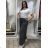 Kalhoty aladinky harémky dlouhé dámské (M/L ONE SIZE) ITALSKÁ MÓDA IMD22212/DR M/L tmavě mintová