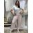 Kalhoty aladinky harémky dlouhé dámské (M/L ONE SIZE) ITALSKÁ MÓDA IMD22212/DR M/L tmavě mintová