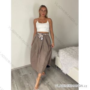 Sukně dlouhá dámská (S/M/L ONE SIZE) ITALSKÁ MÓDA IM42623445