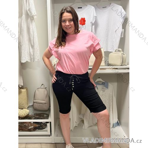 Jogginghose baggy 3/4 kurze Frauen (UNI SM) ITALIAN FASHION IMD20406