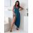 Šaty dlhé letné na ramienka dámske (S/M/L ONE SIZE) TALIANSKA MÓDA IMD26080