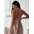 Šaty dlhé letné na ramienka dámske (S/M/L ONE SIZE) TALIANSKA MÓDA IMD26080