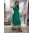 Women's stretch pants (S/M/L ONE SIZE) ITALIAN FASHION IM525STELA S / M / L green