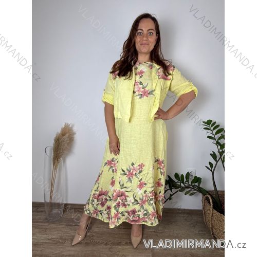 Elegant trousers with belt for women (S/M/L ONE SIZE) ITALIAN FASHION IM425057