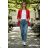 Sako elegantné 3/4 dlhý rukáv dámske Mirabel (S/M/L ONE SIZE) TALIANSKA MÓDA IMD26074/DUR S/M/L čierna