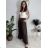 Elegante Hose mit Gürtel für Damen, Übergröße (44/46/48 Einheitsgröße) ITALIAN FASHION IM425557