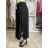 Sukně dlouhá dámská (S/M/L ONE SIZE) ITALSKÁ MÓDA IM426234/DUR S/M/L Černá