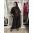 Komplet elegantní Tunika oversize krátký rukáv a kalhoty  dámské AMI (S/M/L ONE SIZE) ITALSKÁ MÓDA IMM267304/DUR S/M/L vínová