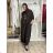 Komplet elegantní Tunika oversize krátký rukáv a kalhoty  dámské AMI (S/M/L ONE SIZE) ITALSKÁ MÓDA IMM267304/DUR S/M/L vínová