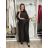 Komplet elegantní Tunika oversize krátký rukáv a kalhoty  dámské AMI (S/M/L ONE SIZE) ITALSKÁ MÓDA IMM267304/DUR S/M/L vínová